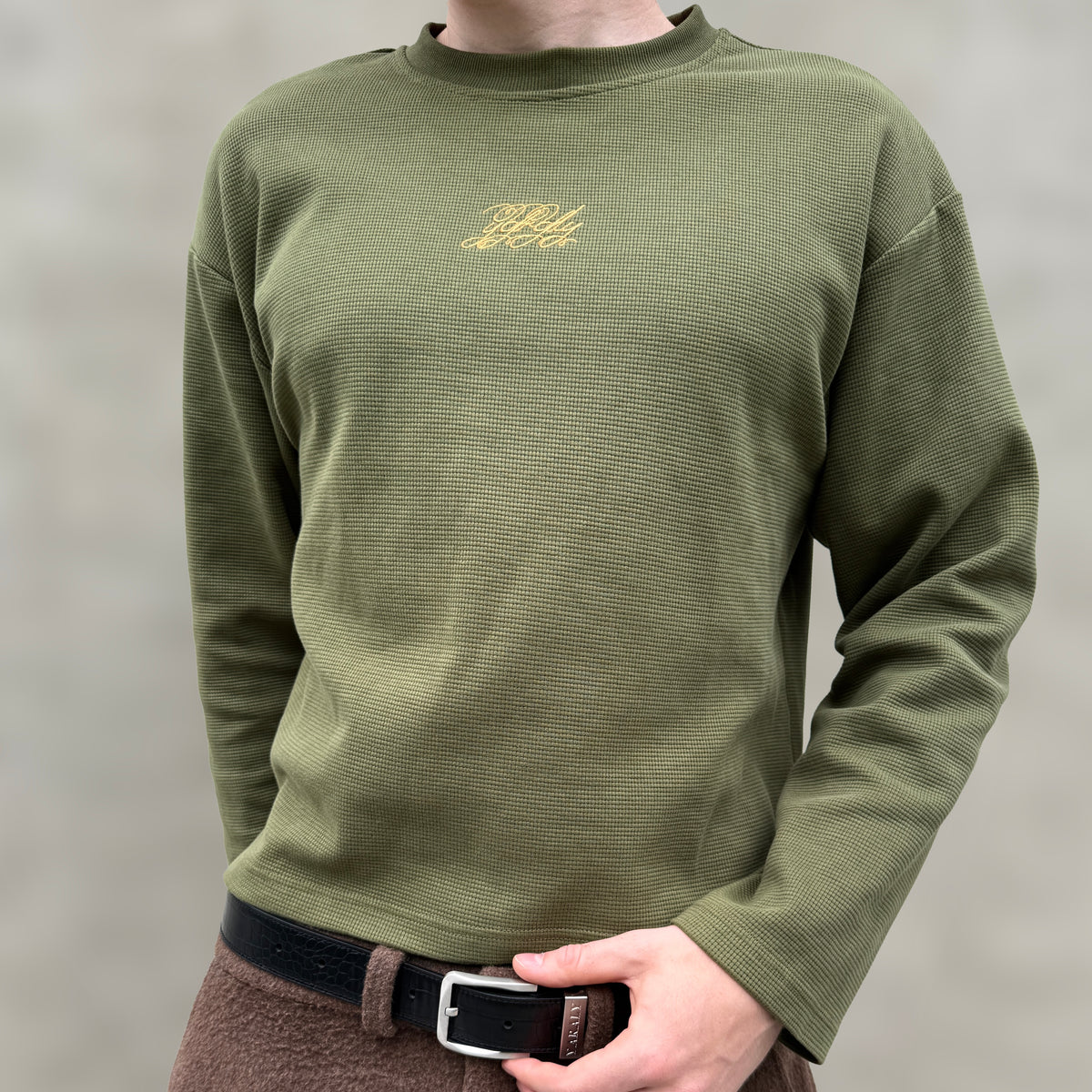 Waffle Longsleeve (Green)