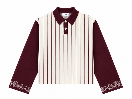 Heavy Knit Polo (Red)