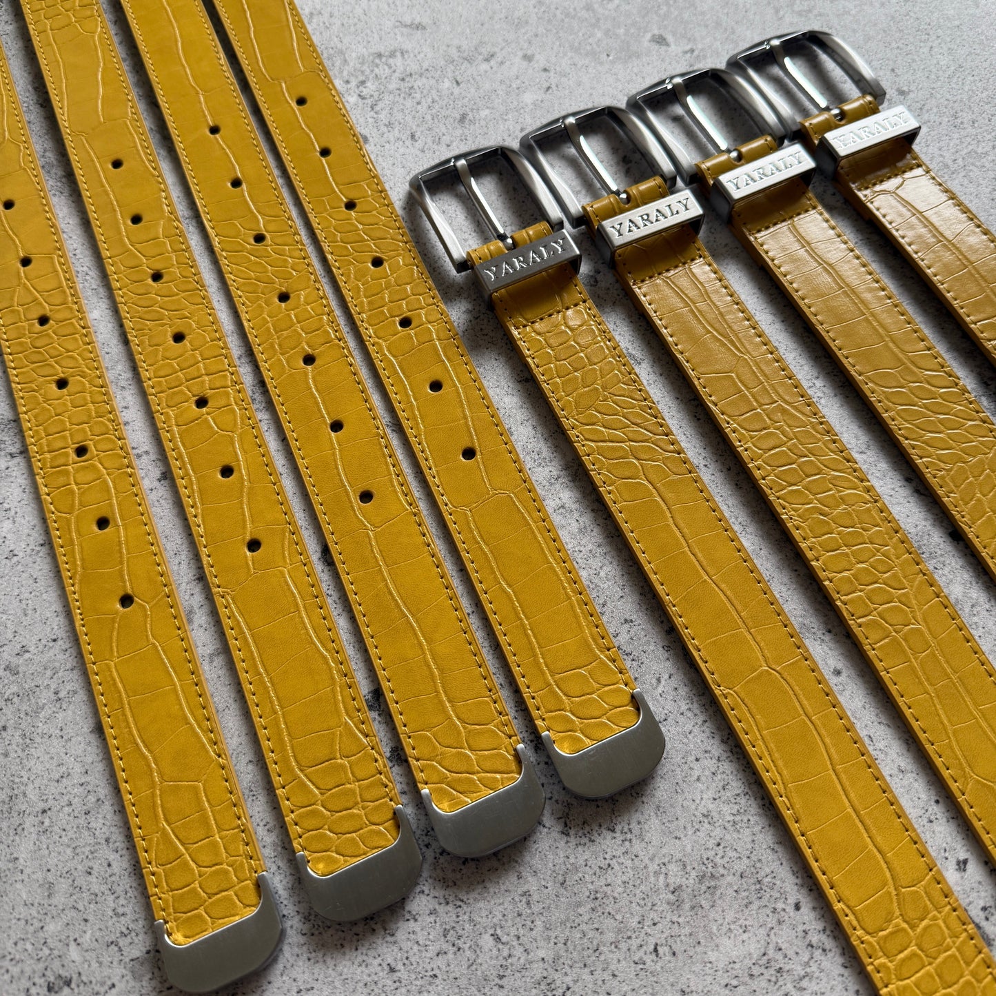 Croco Belt (Yellow)