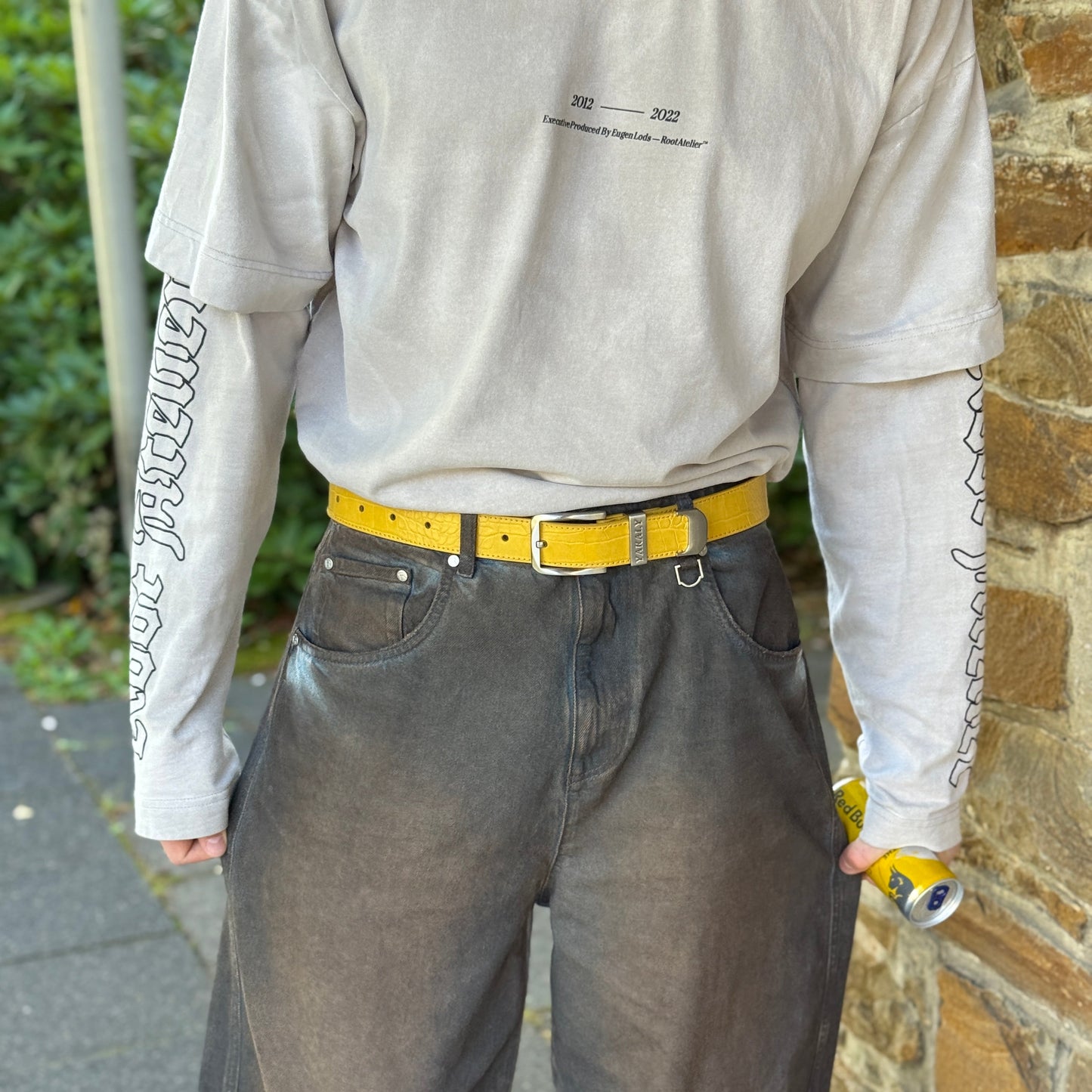 Croco Belt (Yellow)