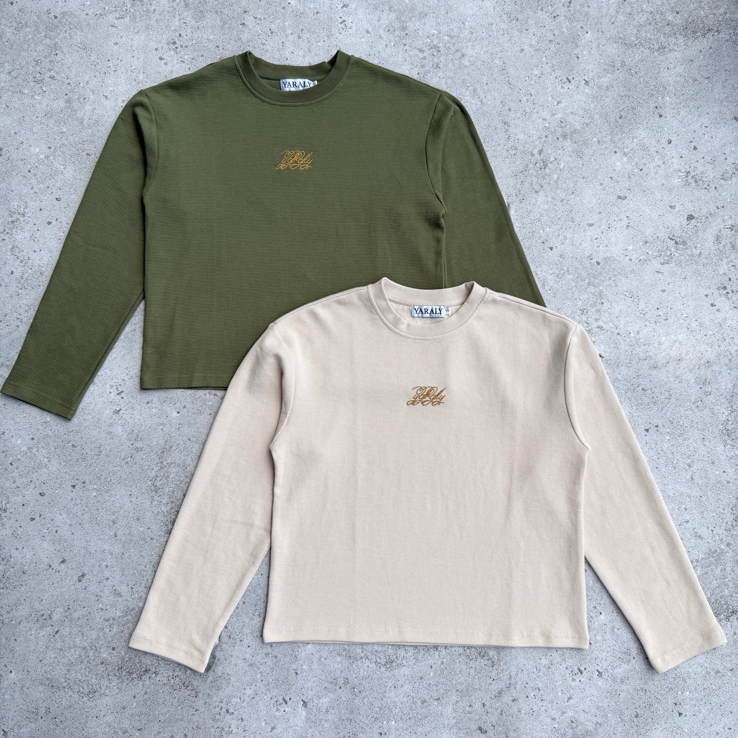 Waffle Longsleeve (Beige)