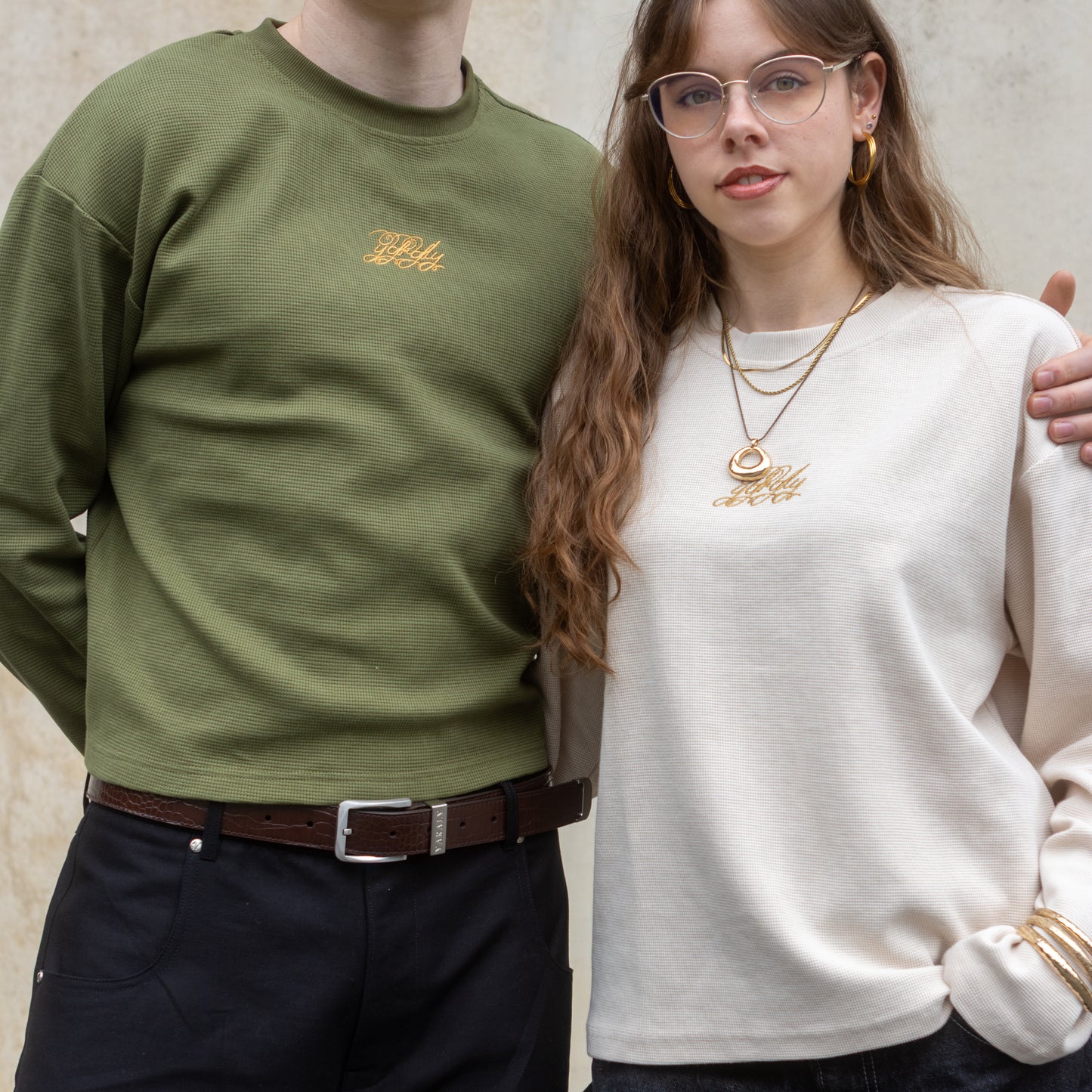 Waffle Longsleeve (Green)