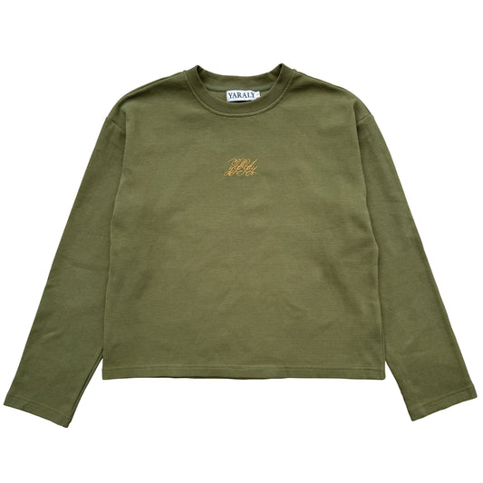 Waffle Longsleeve (Green)