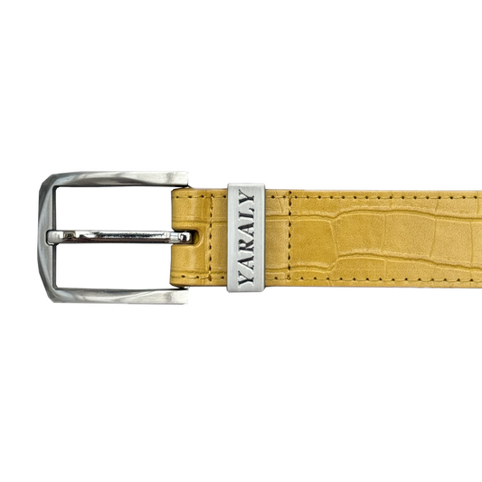 Croco Belt (Yellow)